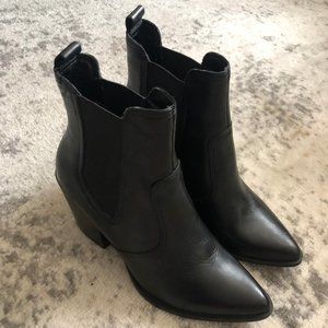 Steve Madden Black Booties
